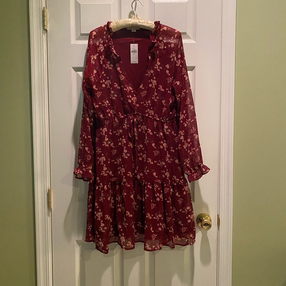 NWT American Eagle burgundy dress